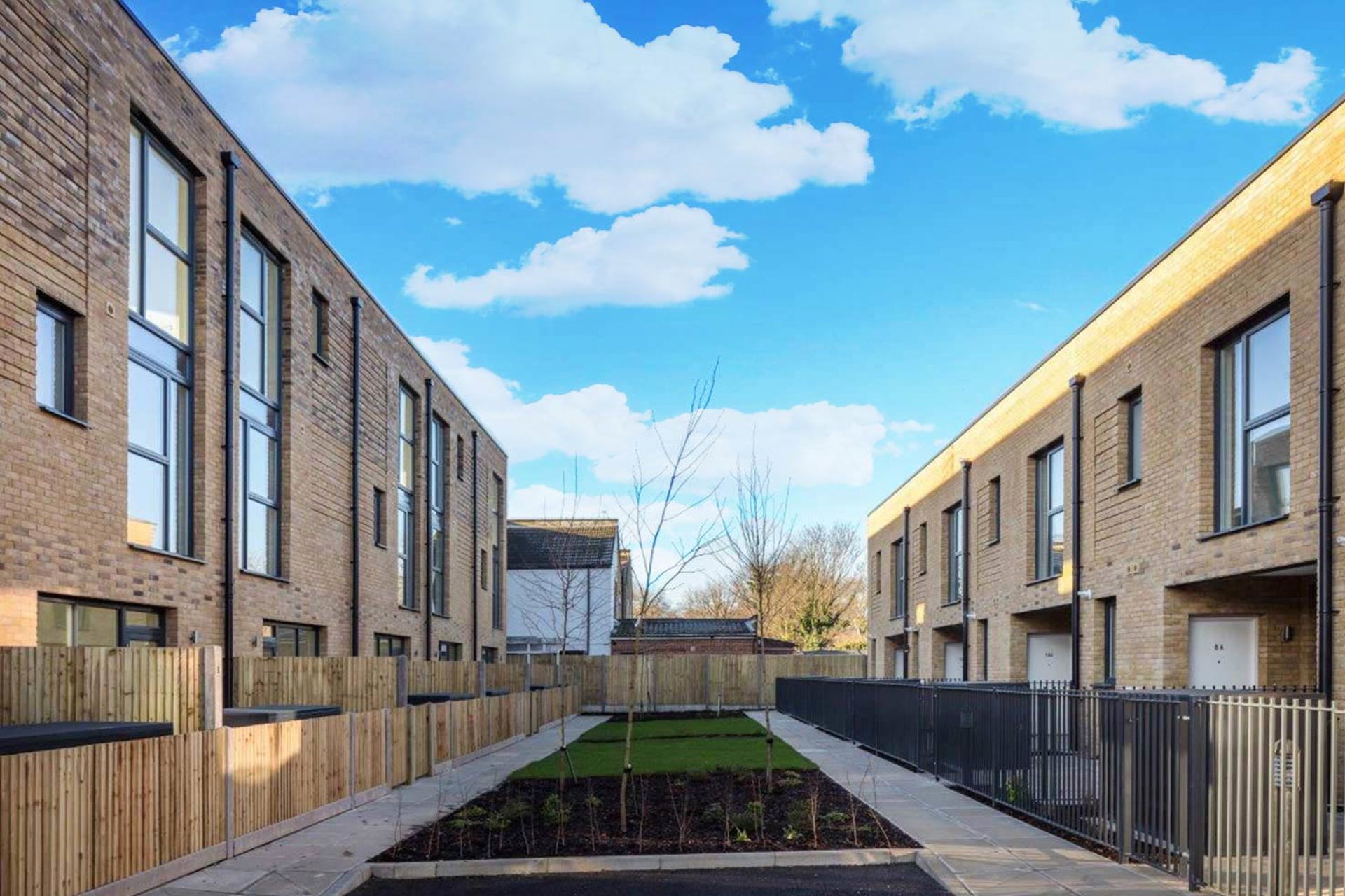 The Wordsworth in East Ham has 11 houses set in twin rows.
