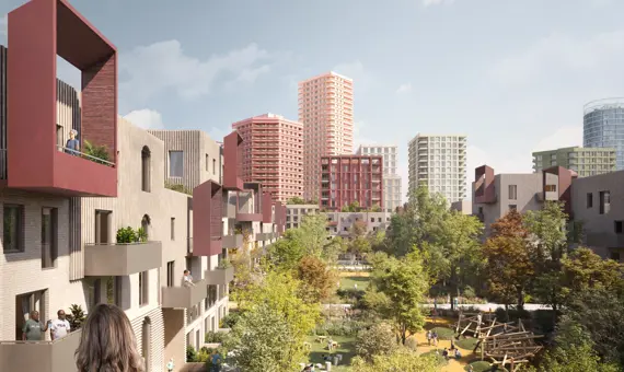 Carpenters Estate Neighbourhood Green Credit Proctor And Matthews, Metropolitan Workshop